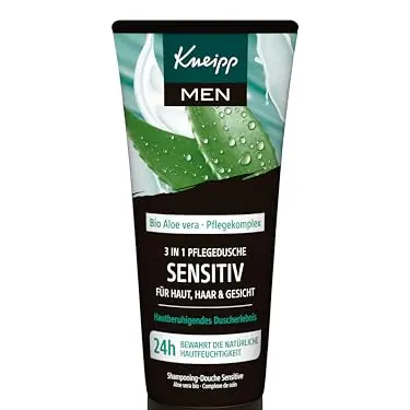 Kneipp MEN 3 in 1 Pflegedusche Sensitiv - Hautberuhigendes Duscherlebnis - 200ml