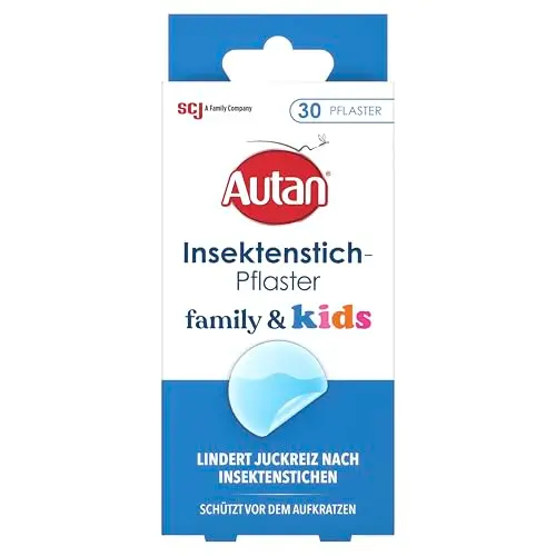 Autan Insektenstich-Pflaster - Juckreizlindernd & Chemiefrei, 30 Stück