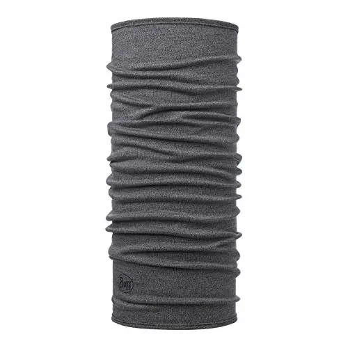 Buff Merino Midweight Multifunktionstuch - Melange Light Grey