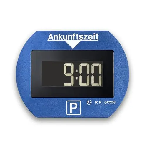 Needit Parkscheibe Park Lite I Automatische digitale Parkuhr mit 2 Displays, langlebig und zuverlässig