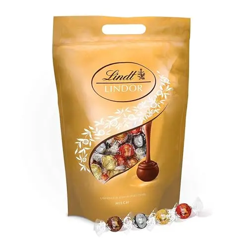 Lindt LINDOR Schokoladenpralinengeschenk, 2kg Beutel