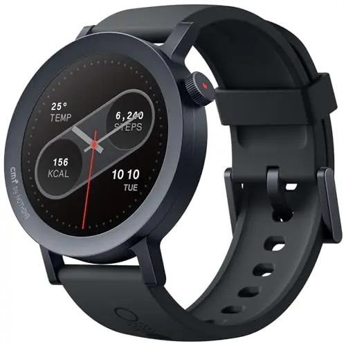 CMF by Nothing Watch Pro 2 Smartwatch mit AMOLED-Display, 11 Tage Akkulaufzeit, Bluetooth-Anrufe und Multi-System-GPS - Dunkelgrau