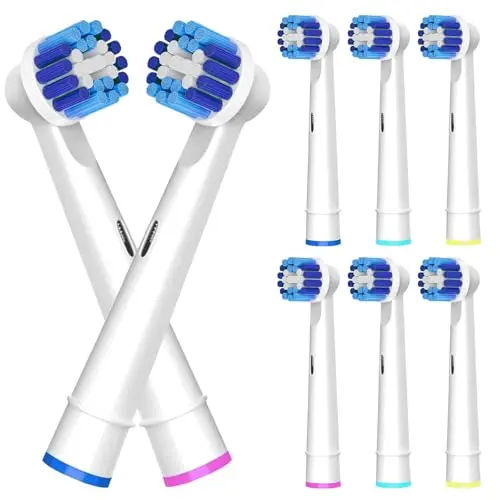 8 Aufsteckbürsten für Oral B Elektrische Zahnbürste, kompatibel und professionell