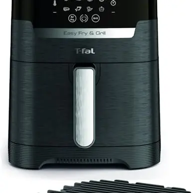 Tefal Easy Fry & Grill Precision Heißluftfritteuse 4,2 L – 2-in-1 Airfryer mit Grillplatte und 8 Programmen, fettarm frittieren