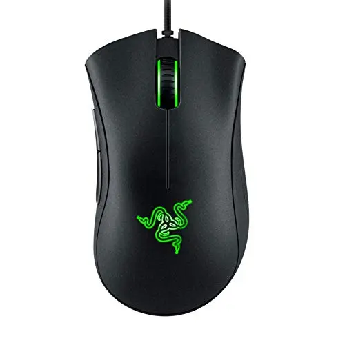 Razer DeathAdder Essential Gaming-Maus - Ergonomisch, kabelgebunden, 6400 DPI, 5 programmierbare Tasten, Schwarz