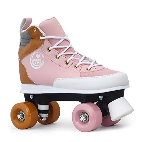 BTFL Rollschuhe Rosa für Mädchen, Retro-Dance Rollerskates, EU 40