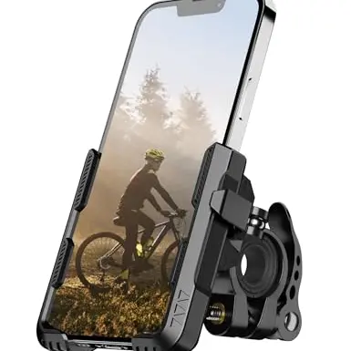Eowihor Universal Handyhalterung für Fahrrad und Motorrad, 360° drehbar für 4,0-7,0 Zoll Smartphones
