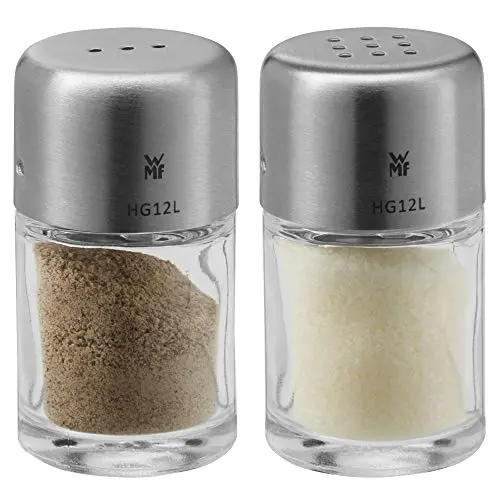 WMF Bel Gusto Salz- und Pfefferstreuer Set, 2-teilig, Edelstahl, mattiert