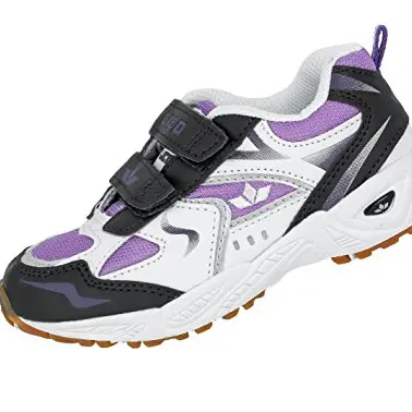 Lico Kinder Hallenturnschuhe, Weiß-Lila Marine, EU 31