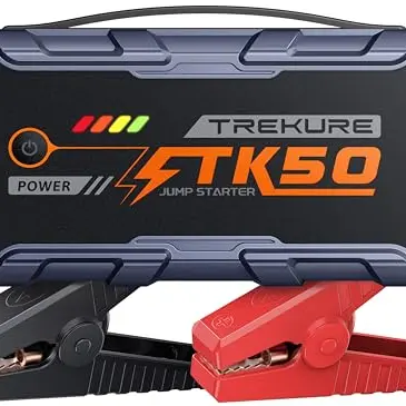 Powerbank Starthilfe für PKW 800A, 26800mAh, mit Taschenlampe, USB-Ausgängen und Starthilfekabel
