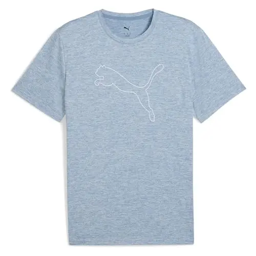 Puma Unisex M Tad Essential Heather Cat Tee