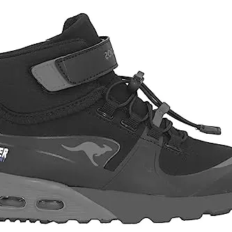 KangaROOS Unisex Kinder Sneaker Kx-hydro, Jet Black Steel Grey, Größe 30