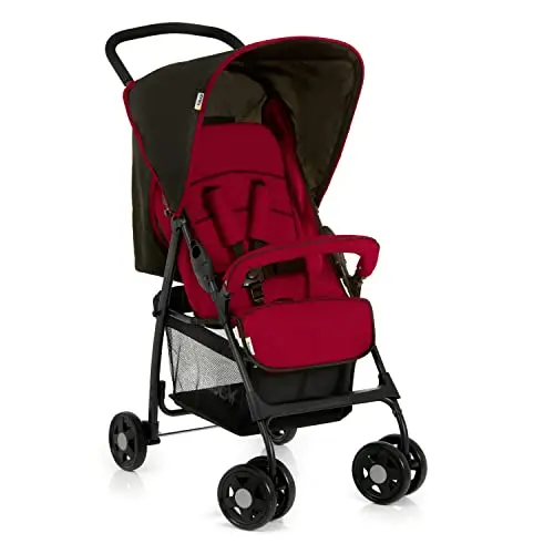 Hauck Sport Buggy - Ultra leicht, bis 15 kg, mit Liegefunktion, kompakt zusammenklappbar, großer Korb (Tango/Caviar)