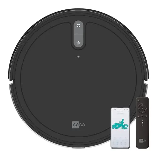 aeco X3 VacuBot Saugroboter mit 5000Pa Saugkraft, ideal für Tierhaare, bis zu 160min Laufzeit, Gyroskop-Navigation