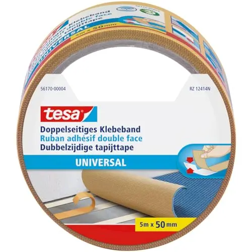 tesa Doppelseitiges Klebeband Universal – 5 m x 50 mm