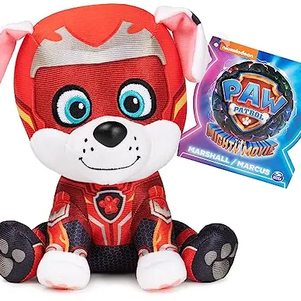 GUND Paw Patrol Marshall Plüschfigur 15 cm – Kinofilm 2023, ideal zum Nachspielen und Kuscheln für Kinder ab 1 Jahr