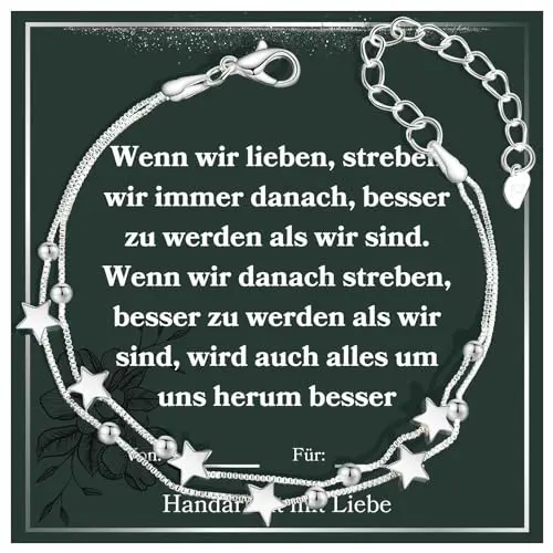 Mia&Cale Damen-Armband aus 925er Sterlingsilber – Originelles Geschenk für Mädchen und Frauen zu Geburtstag oder Weihnachten