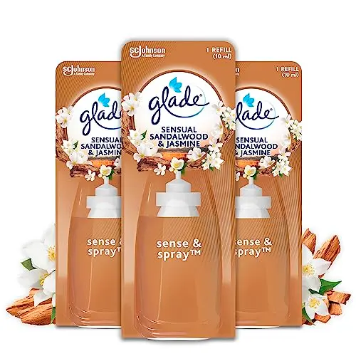 Glade Sense & Spray Nachfüller, Sensual Sandalwood & Jasmine, 3er Pack