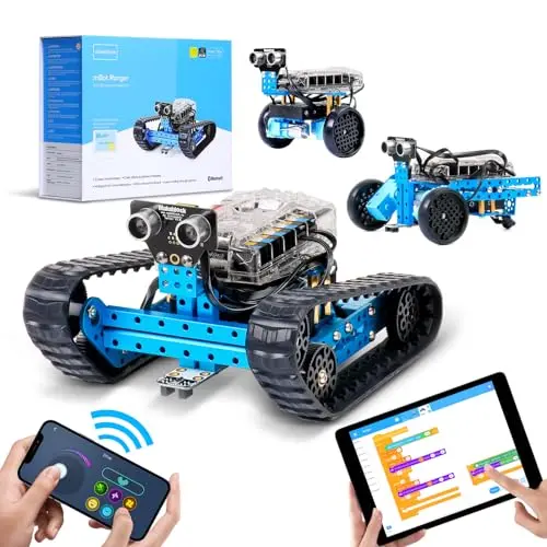 Makeblock mBot Ranger 3-in-1 Roboter Bausatz für Kinder ab 8 Jahren – Programmierbar mit APP-Fernsteuerung
