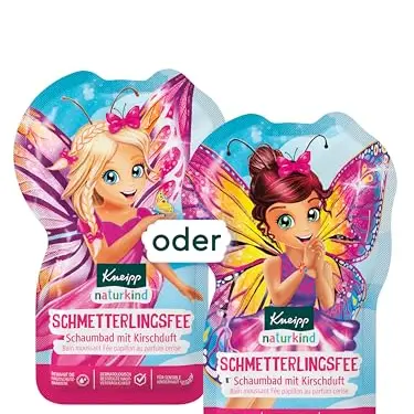 Kneipp naturkind Schmetterlingsfee Schaumbad - Kirschduft für Kinder - 40ml