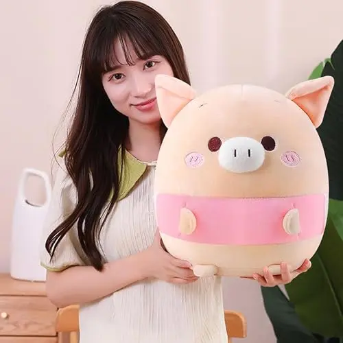 SNOWOLF Kawaii Plüschtier Schwein - Super Soft Cartoon Geschenk für Mädchen und Jungen