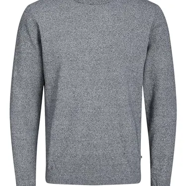 JACK & JONES Herren Pullover Jjebasic Knit Crew Neck, Navy Blazer, Größe L