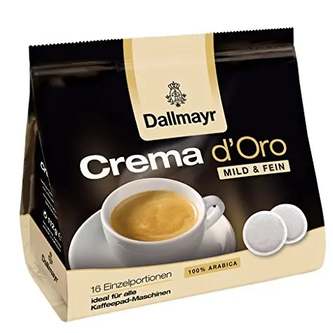 Dallmayr Crema d'Oro Mild Pads (16 Stück)