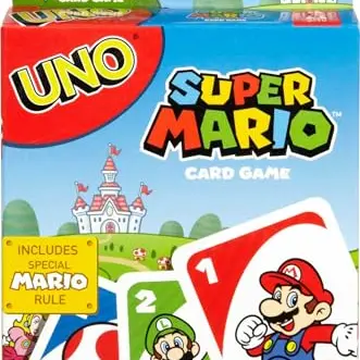 UNO Super Mario Kartenspiel für 2-10 Spieler, ab 7 Jahren