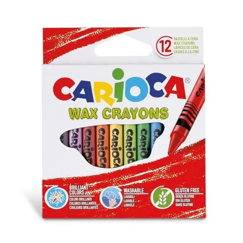 Carioca Wachsmalstifte, 12 Stück