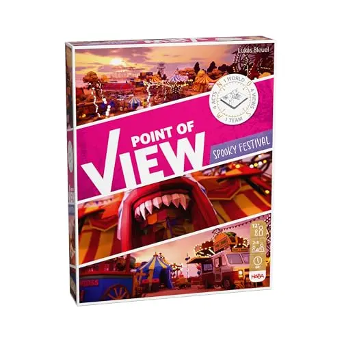 HABA Point of View: Spooky Festival – Kooperatives Rätsel- und Detektivspiel für 2-8 Spieler ab 12 Jahren