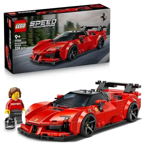 LEGO Speed Champions Ferrari SF90 XX Stradale - Modell mit Fahrer Minifigur - Ostergeschenk für Jungen ab 9