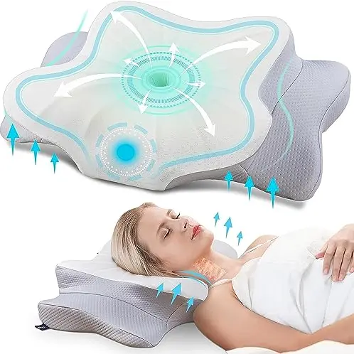 DONAMA Memory Foam Nackenkissen für Seitenschläfer