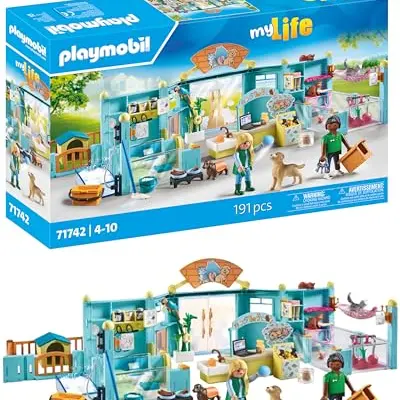 PLAYMOBIL Tierhotel – Spielzeug für Kinder ab 4 Jahren – Tierfiguren Set