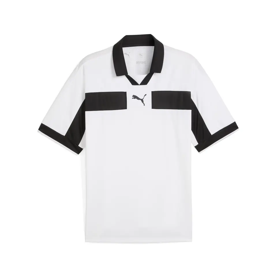 PUMA teamCLASSIC Match Trikot in Weiss-Schwarz, Größe M Herren
