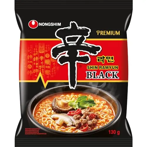 Nong Shim Instant Nudeln Shin Ramyun Schwarz - Multipack (20 x 130 g)