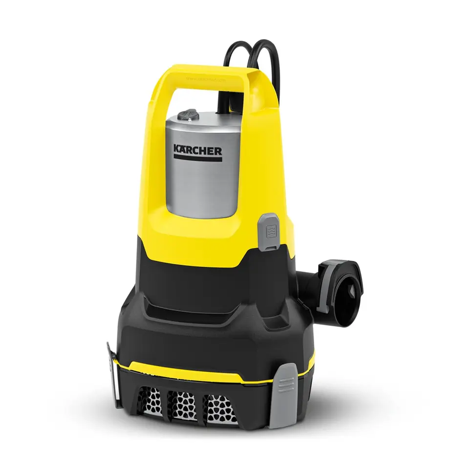 Kärcher SP 17.000 Flat Level Sensor Tauchpumpe, 17.000 l/h, max. 7 m Eintauchtiefe, für Schmutzwasser bis 5 mm, Restwasser 1 mm