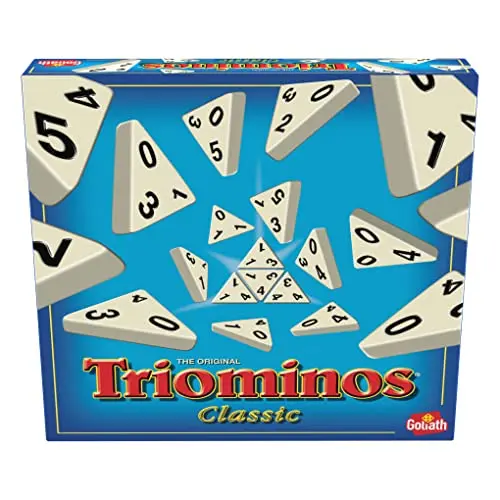 Goliath Triominos Classic - Familienspiel für 2-4 Spieler ab 6 Jahren - Taktik und Strategie für Jung und Alt