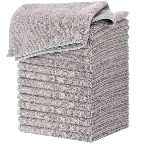Xialvyu 15er Set Mikrofasertücher - Allzweck Reinigungstücher (30x30 cm)