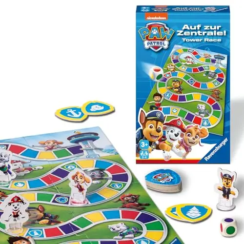 Ravensburger Paw Patrol Mitbringspiel für 2-4 Spieler ab 3 Jahren