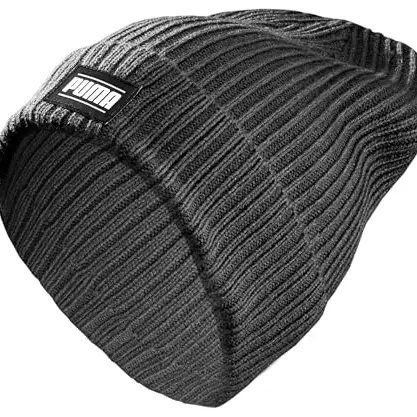 PUMA Ribbed Classic Cuff Beanie - Unisex Mütze in Strong Gray