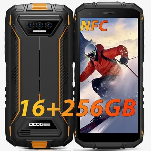 DOOGEE S41 Max Outdoor Handy 256GB/1TB, 5.5 Zoll HD+ Display, 6300mAh, IP68, Dual SIM, Face ID, NFC