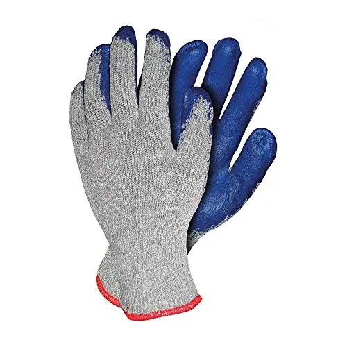 Reißfeste Schutzhandschuhe, Graublau, Größe 10, 12 Stück