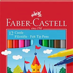 FABER-CASTELL Filzstift Castle, 12er Kartonetui