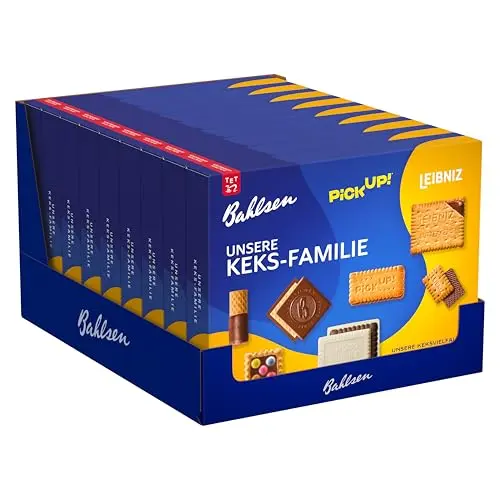 Bahlsen Keksfamilie, 9er Pack mit 7 Kekssorten, 9 x 280 g