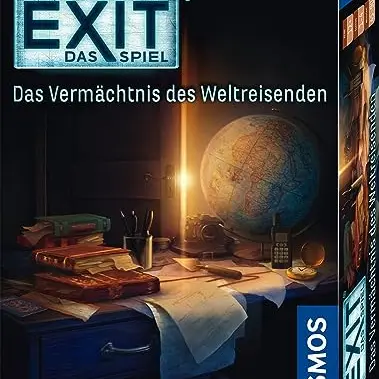 KOSMOS EXIT - Das Vermächtnis des Weltreisenden, Escape Room Spiel für 1-4 Spieler ab 12 Jahren