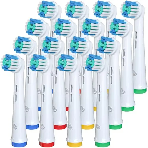 DentaDrift Elektrische Zahnbürstenköpfe 16er-Pack, kompatibel mit Oral B - Premium-Qualität