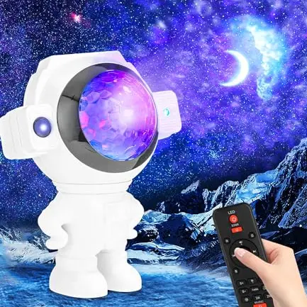 LED Sternenhimmel Projektor mit Timer und Fernbedienung – Galaxy Nachtlicht für Kinder und Erwachsene