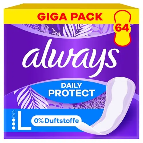 Always Daily Protect Slipeinlagen Long (64 Binden), Gigapack
