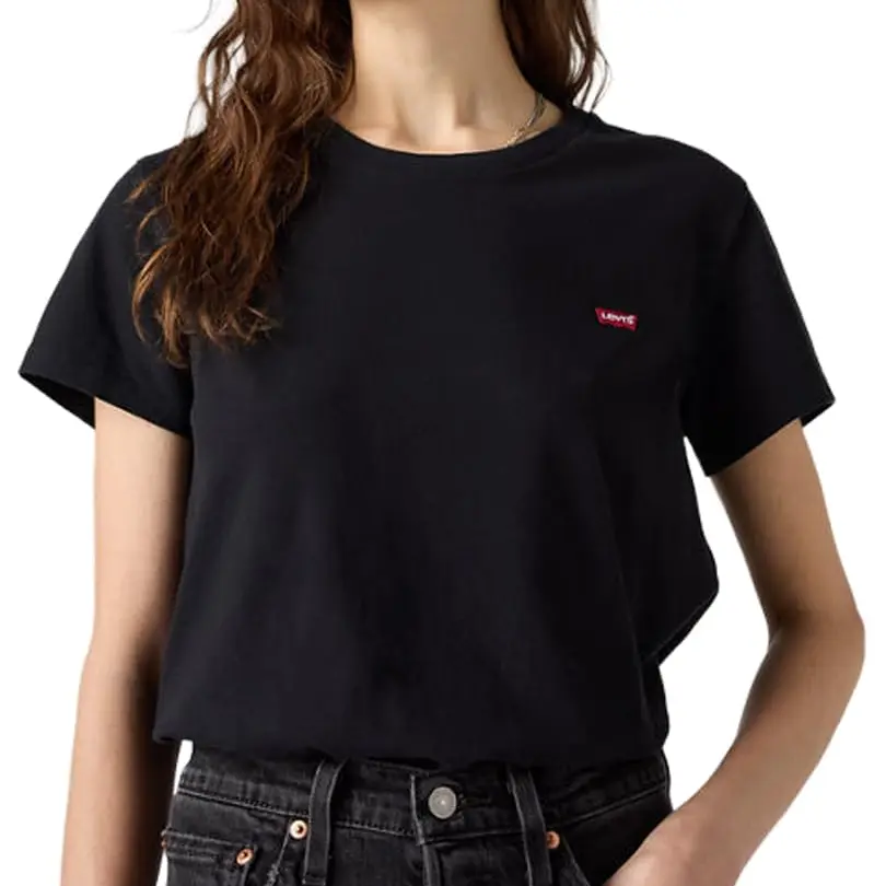 Levi's Damen Perfect Tee Mineral Black S