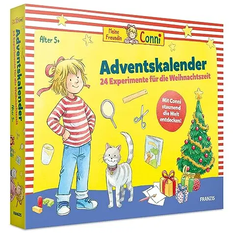 Conni Adventskalender mit 24 kindgerechten Experimenten für Kinder ab 5 Jahre
